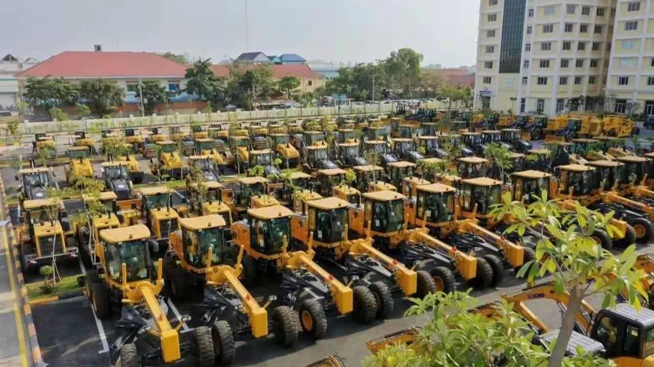 柬埔寨运输部乔迁新址 徐工交付200余台设备