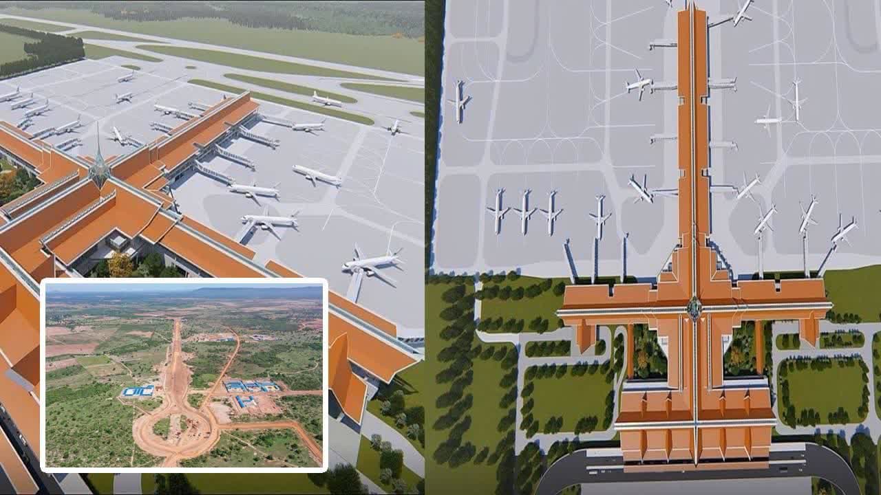 新暹粒吴哥国际机场完成进度35%